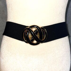 Unbranded Women's Black and Gold Belt